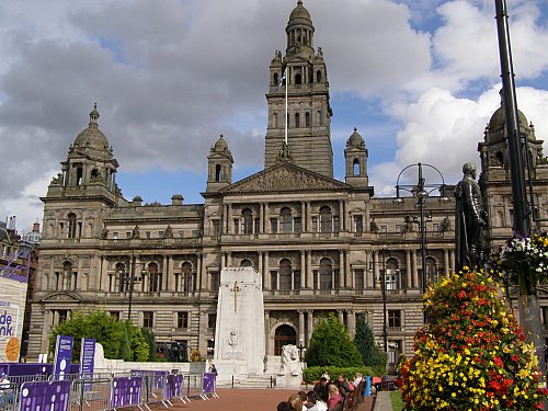 Náměstí v Glasgow